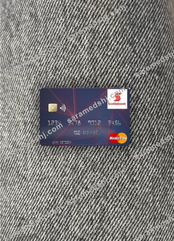 Saint Vincent and the Grenadines Bank of Nova Scotia mastercard photolook front